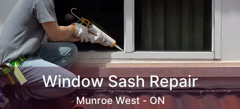  Window Sash Repair Munroe West - ON