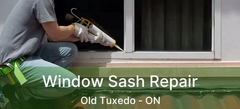  Window Sash Repair Old Tuxedo - ON