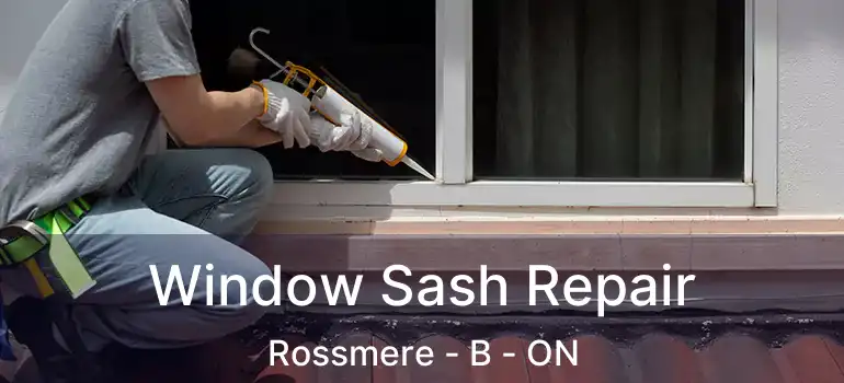  Window Sash Repair Rossmere - B - ON