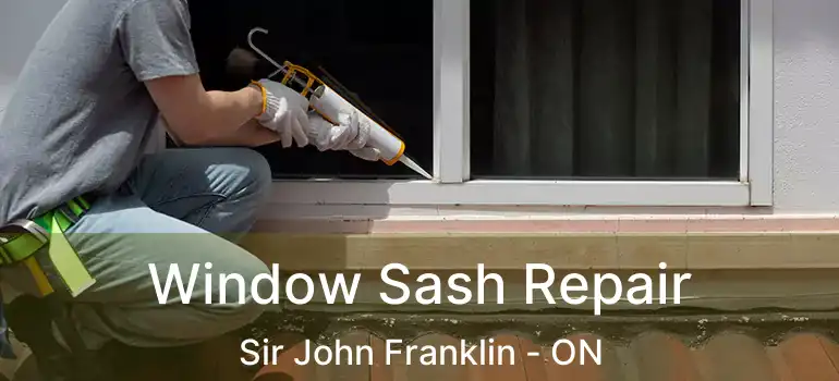  Window Sash Repair Sir John Franklin - ON