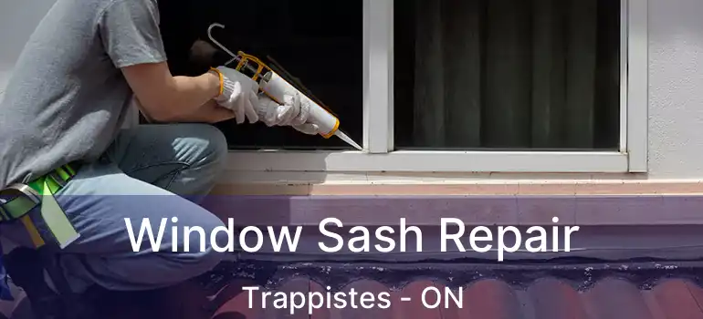  Window Sash Repair Trappistes - ON