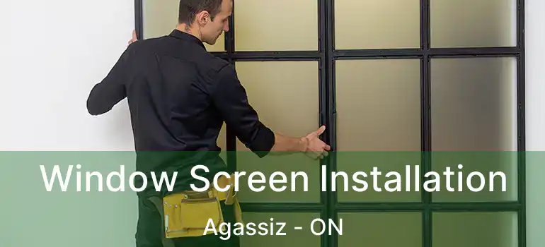  Window Screen Installation Agassiz - ON
