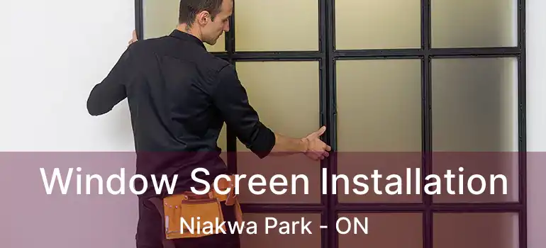  Window Screen Installation Niakwa Park - ON