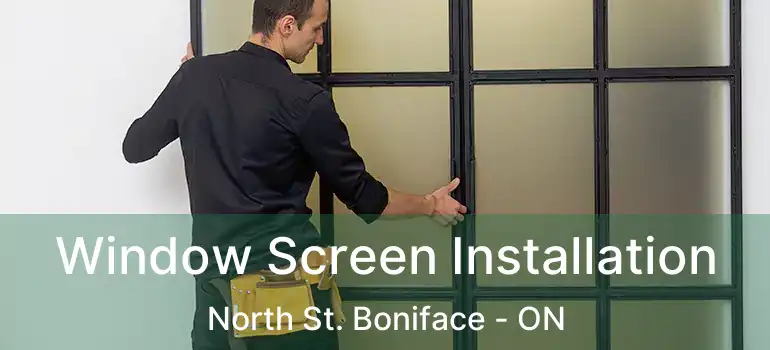  Window Screen Installation North St. Boniface - ON