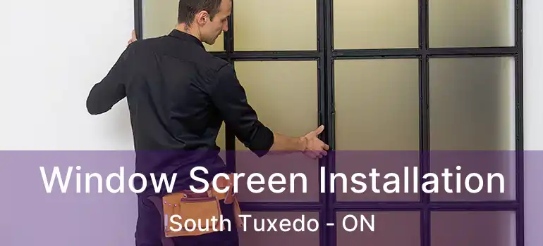  Window Screen Installation South Tuxedo - ON