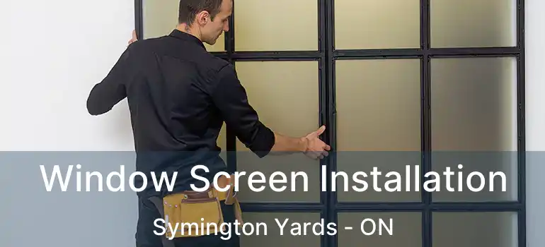  Window Screen Installation Symington Yards - ON
