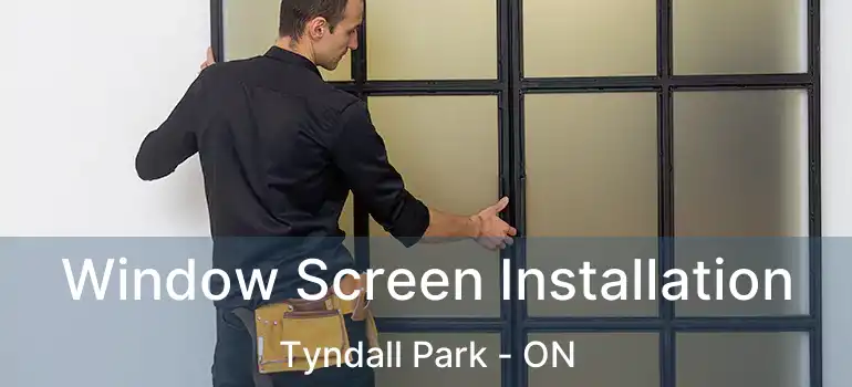  Window Screen Installation Tyndall Park - ON