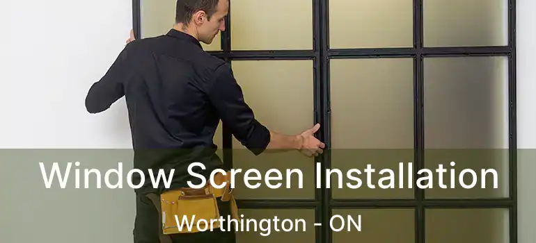  Window Screen Installation Worthington - ON