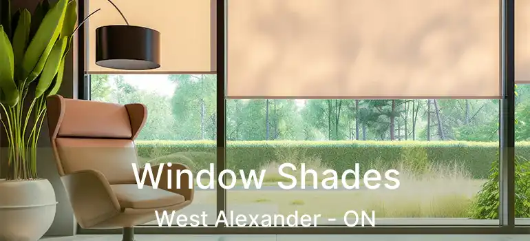  Window Shades West Alexander - ON