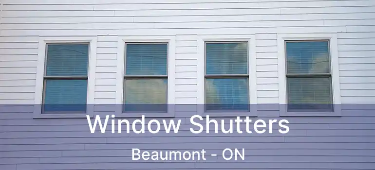  Window Shutters Beaumont - ON