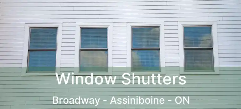  Window Shutters Broadway - Assiniboine - ON