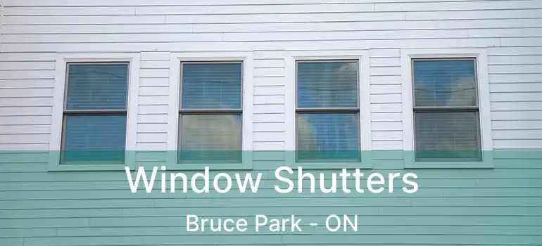  Window Shutters Bruce Park - ON
