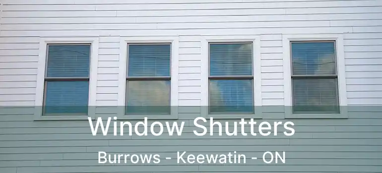  Window Shutters Burrows - Keewatin - ON