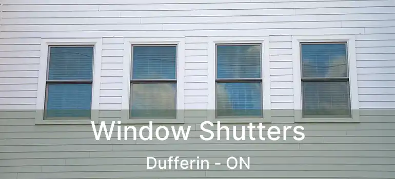  Window Shutters Dufferin - ON
