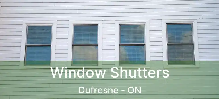  Window Shutters Dufresne - ON