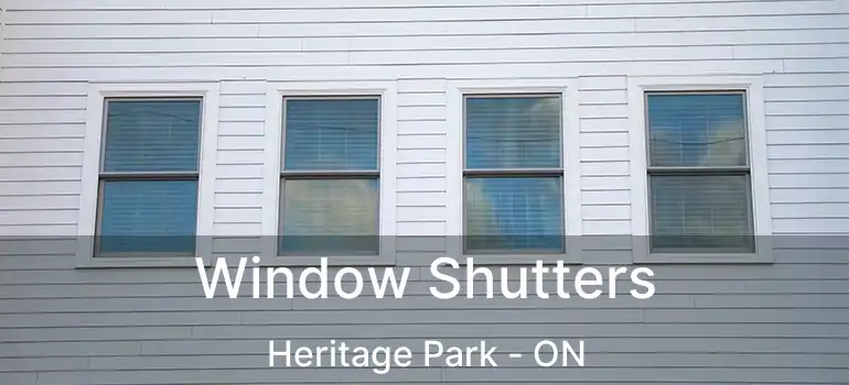  Window Shutters Heritage Park - ON