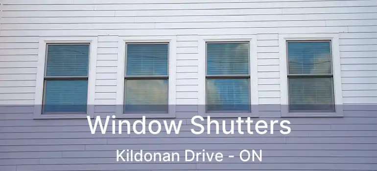  Window Shutters Kildonan Drive - ON
