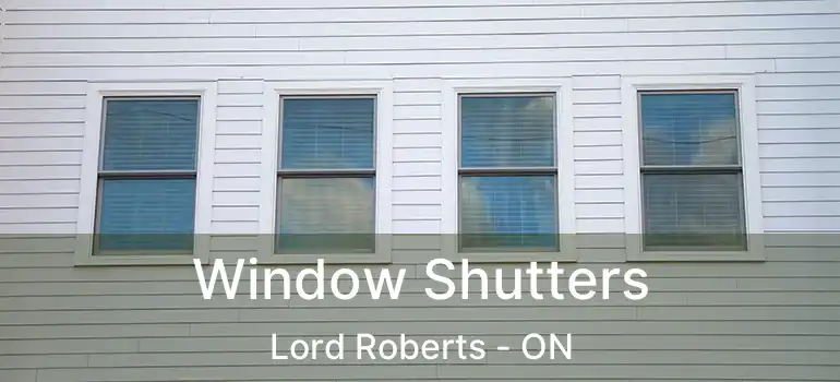  Window Shutters Lord Roberts - ON