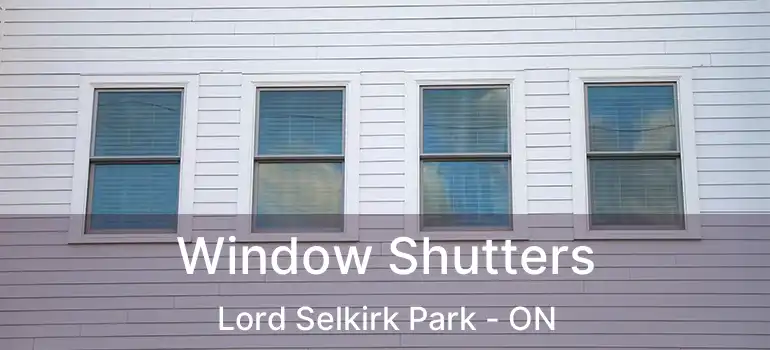  Window Shutters Lord Selkirk Park - ON