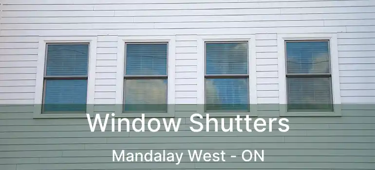  Window Shutters Mandalay West - ON