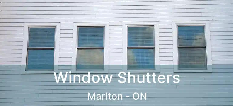  Window Shutters Marlton - ON