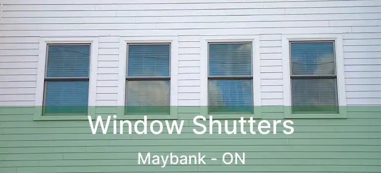  Window Shutters Maybank - ON