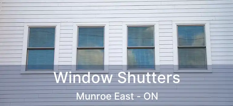  Window Shutters Munroe East - ON
