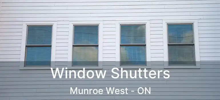 Window Shutters Munroe West - ON
