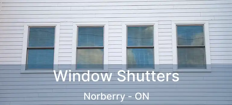  Window Shutters Norberry - ON