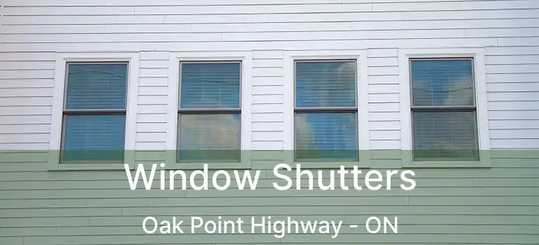  Window Shutters Oak Point Highway - ON