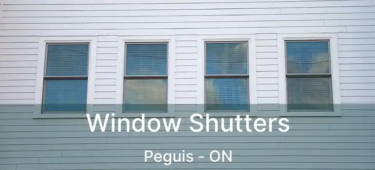  Window Shutters Peguis - ON