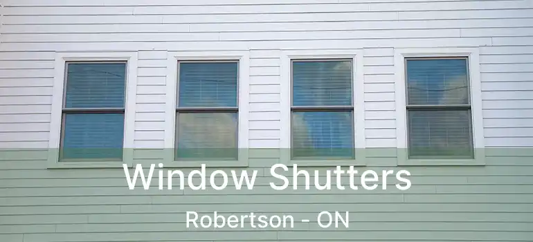  Window Shutters Robertson - ON