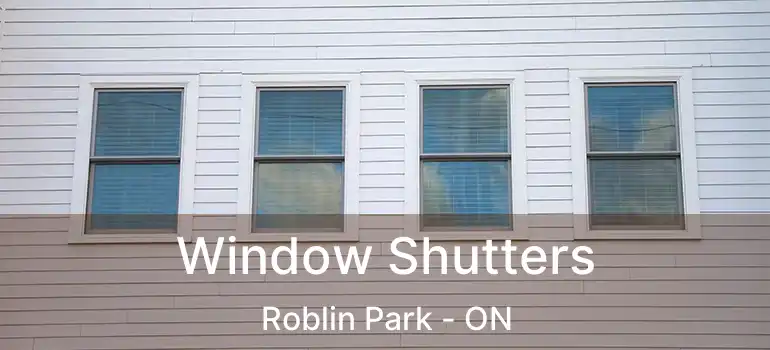  Window Shutters Roblin Park - ON