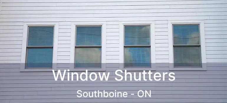  Window Shutters Southboine - ON