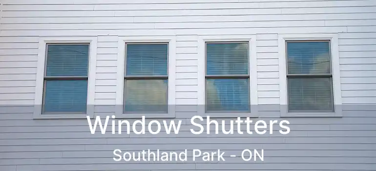  Window Shutters Southland Park - ON