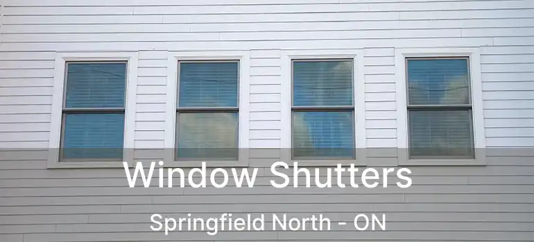  Window Shutters Springfield North - ON