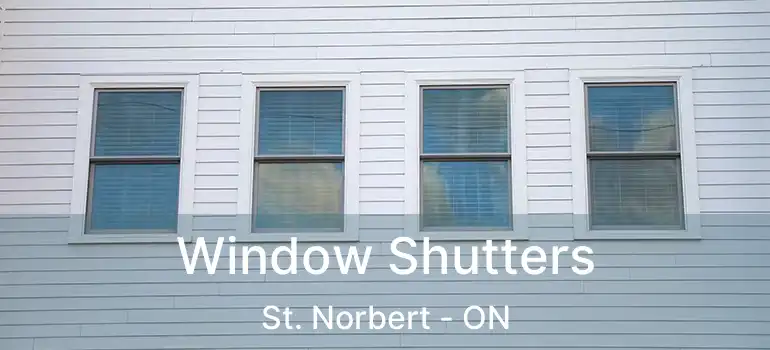  Window Shutters St. Norbert - ON