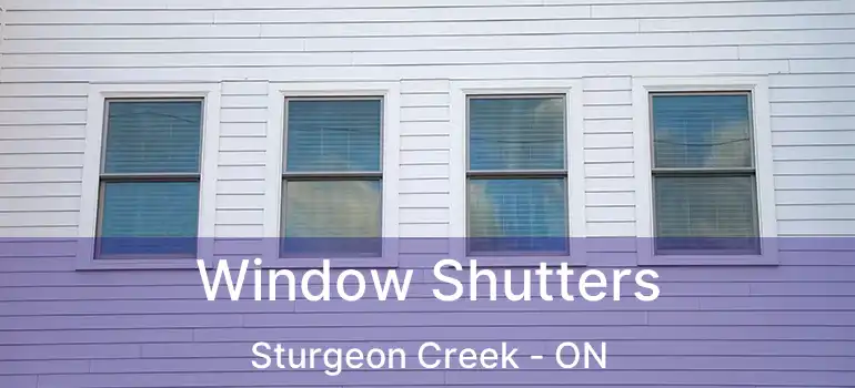  Window Shutters Sturgeon Creek - ON