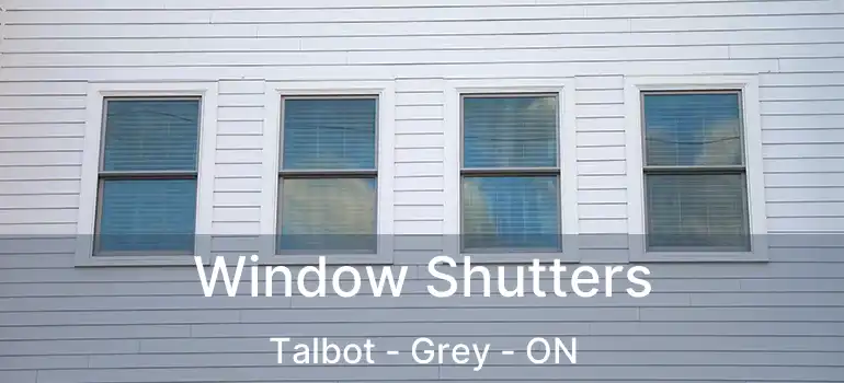  Window Shutters Talbot - Grey - ON