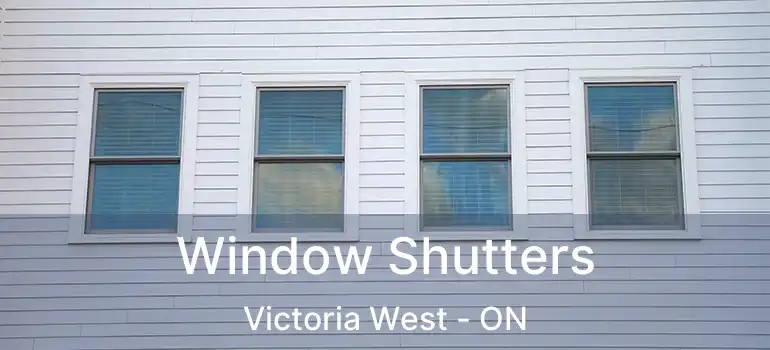  Window Shutters Victoria West - ON
