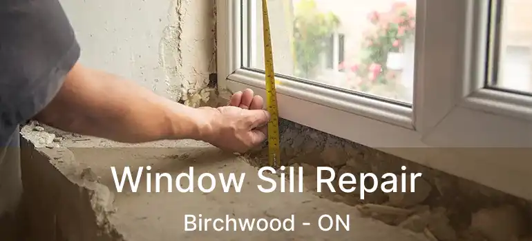  Window Sill Repair Birchwood - ON