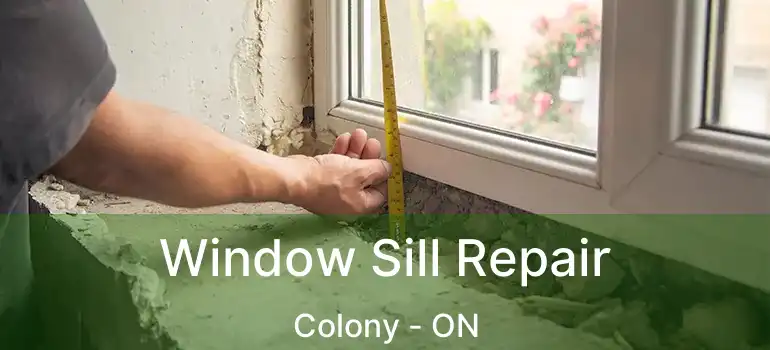  Window Sill Repair Colony - ON