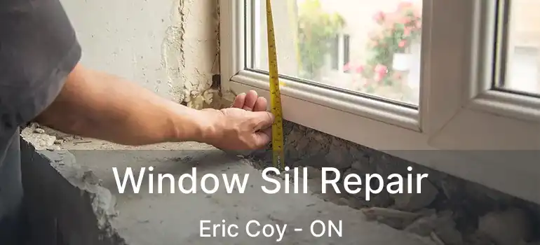  Window Sill Repair Eric Coy - ON