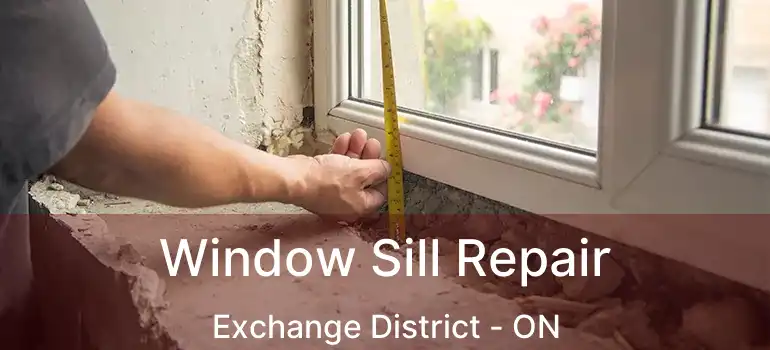  Window Sill Repair Exchange District - ON