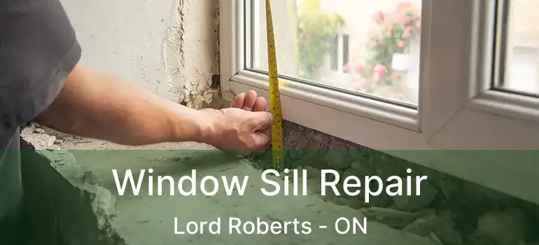  Window Sill Repair Lord Roberts - ON