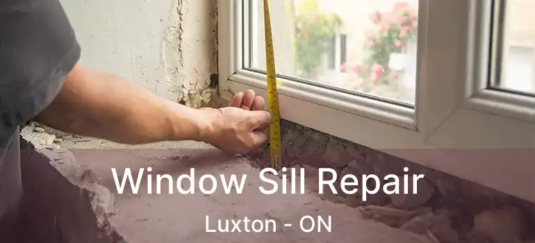  Window Sill Repair Luxton - ON