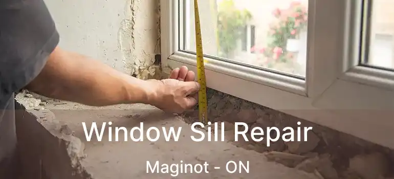  Window Sill Repair Maginot - ON
