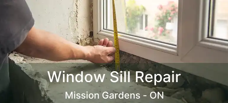  Window Sill Repair Mission Gardens - ON