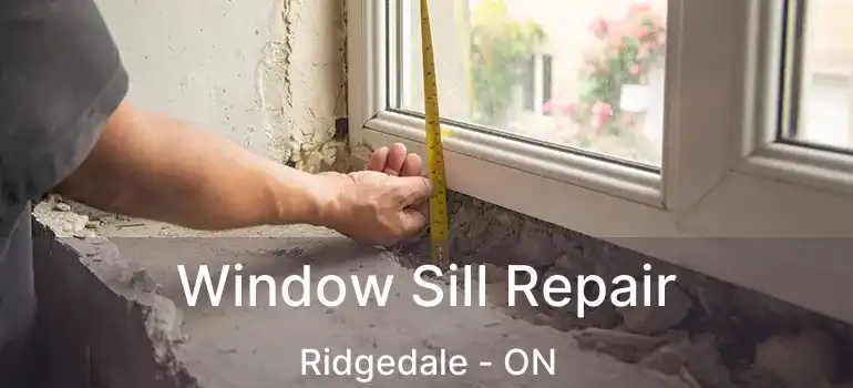  Window Sill Repair Ridgedale - ON