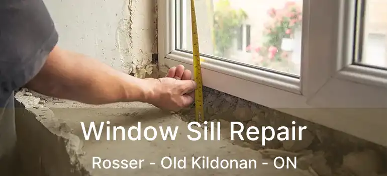  Window Sill Repair Rosser - Old Kildonan - ON